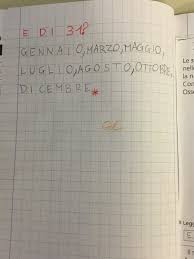 Primaria classe prima classe seconda italiano storia. Quaderno Di Storia Classe 1 I Mesi Dell Anno 7 Blog Di Maestra Mile