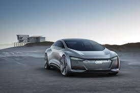 With No Steering Wheel And No Pedals The Only Human Intervention Required In Audi S Electric Self Driving Ai All Electric Cars Concept Car Design Concept Cars