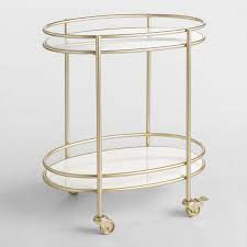 If you think about another bar cart let us know and we will look at it as there are many other bar cart choices. Champagne Gold Metal And White Marble Bar Cart World Market