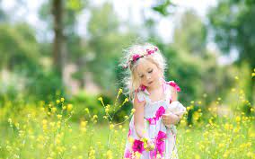 6,000+ vectors, stock photos & psd files. Wallpaper Cute Child Girl Rapeseed Flowers 1920x1200 Hd Picture Image