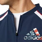 Adidas Men S Triple Stripe America Baseball Jacket Dick S Sporting Goods