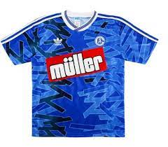 Vintage schalke 04 football shirt, adidas german team football jersey, blue soccer jersey, retro soccer shirt, adidas jersey, size s Schalke 04 Kit History Football Kit Archive