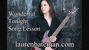 Wonderful Tonight Chord Chart Lauren Bateman