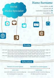 Part of writing good copy is simply the craft of putting words together: Social Media Specialist Creative Resume Design Infographic Template Powerpoint Slides Diagrams Themes For Ppt Presentations Graphic Ideas