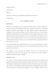 For example, did you use an observational method when you conducted your research? Pdf Paper About Qualitative And Quantitative Research Methods