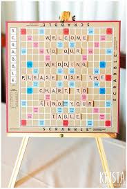 Pin By Krista Photography On Awesome Wedding Details Scrabble Wedding Seating Chart Wedding Board Game Wedding