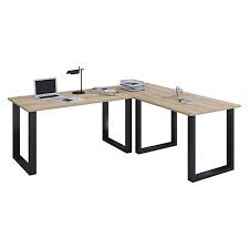 Höhenverstellbarer schreibtisch office smart schwarz weiß 160x80. Eckschreibtisch Schreibtisch Buromobel Computertisch Winkeltisch Tisch Buro Lona 220 X 160 X 80 Cm Vcm Mytoys