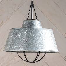 Galvanized Industrial Farmhouse Pendant In 2020 Farmhouse Pendant Farmhouse Light Fixtures Industrial Farmhouse