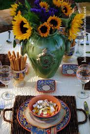 At The Table Villa Della Luna Dinner Party Table Settings Italian Table Dinner Table Setting