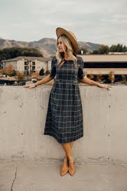 Not Your Average Plaid Dress Roolee Modest Dresses Modest Outfits Fashion