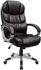Asdf High Back Chair Ergonomic Boss Chair With Armrests And Back Pad Home Study Computer Chair Ergonomic Desk Chair Cheap Office Chairs Leather Office Chair