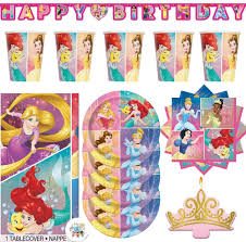 Check spelling or type a new query. Amazon Com Disney Princess Birthday Party Supplies Pack For 16 Guests With Plates Napkins Cups Table Cover Banner Princess Candle And An Exclusive Pin By Another Dream Toys Games