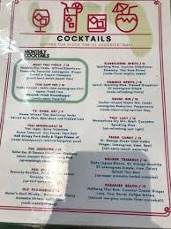 Maybe you would like to learn more about one of these? Cocktail Menu At Daughter Thai Kitchen In Oakland Picture Of Daughter Thai Kitchen Oakland Tripadvisor