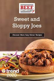 Beefy Sweet Sloppy Joes Recipe Recipes Beef Recipes For Dinner Beef Recipes Easy