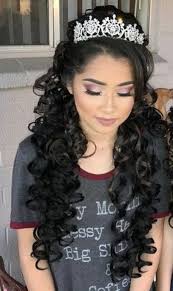 Home side hairstyles quinceanera hairstyles. 40 Pretty Quinceanera Hairstyles With Crown For Your Special Day New Natural Hairstyles