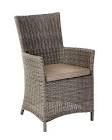Tribeca Wicker Patio Dining Chair Canvas