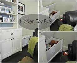 Honey We Re Home Our Living Room Toy Organization Living Room Diy Toy Organization Living Room Built Ins