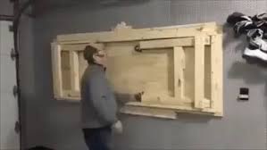 Some of the most reviewed products in husky mobile workbenches are the husky 46 in. A Rolling Table That Folds Up And Stores On The Wall Workbench Plans Diy Folding Workbench Workbench Plans