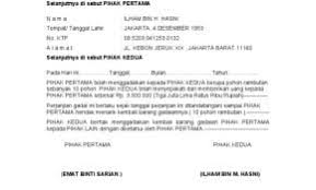 A memorandum of understanding or mou is a type of agreement. Contoh Surat Perjanjian Gadai Rumah Kontrakan 3 Pintu Sekitar Rumah