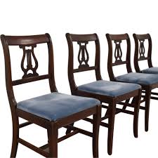 Set includes 5 classic style chairs, 1 captains chair and 2 additional leaves. 87 Off Tell City Tell City Duncan Phyfe Style Chair Chairs