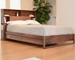Search for headboard with us. Bed With Headboard Storage And Charging Bed With Drawers Etsy