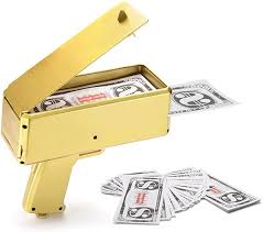Just start swiping and watch the money pile up. Wowok Gold Money Guns Shooter Super Money Gun Make It Rain Toy Gun Handheld Spary Cash Gun For Game Movies Party Supplies Golden By Wowok Shop Online For Toys In The United