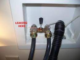 Locate the source of the leak. Leaking Oatey Washing Machine Shutoff Valve Ridgid Forum Plumbing Woodworking And Power Tools