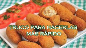 Resultado de búsqueda de croquetas. Como Hacer Croquetas Y Truco Para Hacerlas Rapidamente El Dulce Paladar Youtube