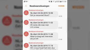 De overheid zendt een tekstbericht naar de mobiele telefoons in de. Nl Alert Eet Je Vanavond Thuis