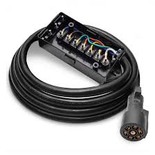 They have a stable structure, endurance to high temperatures and are made to last for long durations. Superior Electric Rva1564 7 Way Trailer Rv Truck Cord Plug With 7 Pole Wiring Junction Box 4ft Cable