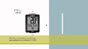 Vdo Cycleparts Operation M1 1 M2 1 En Youtube