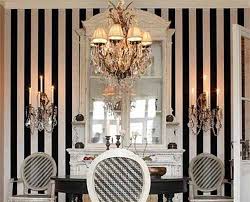 Black And White Striped Wallpaper Bedroom Ideas White And Black Wallpaper Modern Interior Decorating Ideas Modern Interior Decor Black And White Living Room Striped Wallpaper Black And White