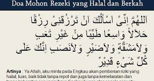 Janganlah terlalu pasrah kepada keadaan dan. Doa Mohon Rezeki Halal Dan Berkah Rasululloh Saw Juga Mengajarkan Kepada Kita Supaya Dapat Memohon Rejeki Halal Yang Berkah Dan Penuh Ke Doa Belajar Lirik Lagu