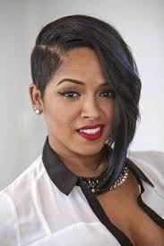 Side parted looks have always been the most attractive hairstyles: 20 Bob Haircuts For Black Women Shaved Side Hairstyles Short Asymmetrical Haircut Side Hairstyles