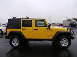 4 Door Black Jeep Rubicon For Sale 2008 Yellow Jeep Wrangler 4wd 4dr Unlimited Rubicon Http Www Iseecars Com Used Cars Used Jeep Wrangler Fo Used Jeep Wrangler 4 Door Jeep Wrangler Yellow Jeep