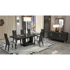 Find the perfect dining chairs for your dining room. Los Angeles Extendable Dining Table High Gloss Grey Walmart Com Walmart Com
