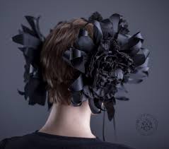 Fast and free shipping, free returns and cash on delivery available on eligible purchase. Black Silk Flower Wreath Oversized Flower Headdress Metamorph Quirky Couture
