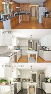 Top 25 Best Paint Cabinets White Ideas On Pinterest Painting Inside Lummy White Painted Kitchen Cabinets With Images Kitchen Cabinets Makeover