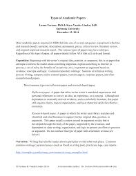 Find our here how you can articulate and format an exceptional reflection paper. Pdf Types Of Academic Papers Fortune Vanderlinden