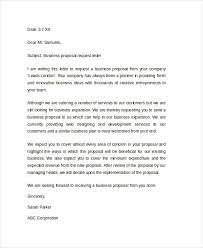 Business opportunity proposal letter for business. Free 26 Business Proposal Letter Examples In Pdf Doc Microsoft Word Apple Pages Examples