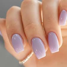 Manicure In 2020 Purple Gel Nails Purple Nails Lavender Nails