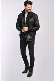 Blouson cuir a capuche homme. Blouson Cuir Homme Veste Cuir Blouson Tendance Pas Cher Moncuir
