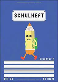 Grundschulpapier linien und karos selbst kostenlos ausdrucken / grundwortschatz klasse 1 und 2. Amazon Com Schulheft A4 Lineatur 2 Liniert 50 Blatt 2 Klasse Schreibheft Lineatur 2 Din A4 Mit Kontrastlineatur Homeschooling Und Schulanfang Blau German Edition 9798669722586 Geschichtenz Svgn Books