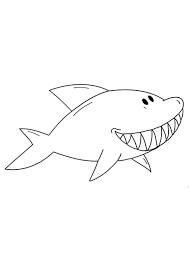 You could also print the picture by clicking the print button above the image. Coloring Pages Shark Drawing Coloring Pages