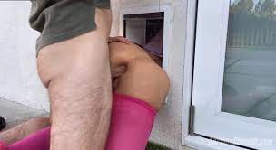 My Mom Adriana Chechik Got Stuck In The Dog Door