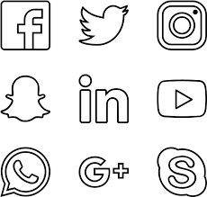 Check spelling or type a new query. Download Social Media Logos White Png Transparent Social Media Png Png Image With No Background Pngkey Com