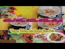 Assalamualaikum selamat malam mak darti. Kegiatan Ibu Rumah Tangga Sehari Hari Masak 2 Menu Makan Malam Simple Youtube