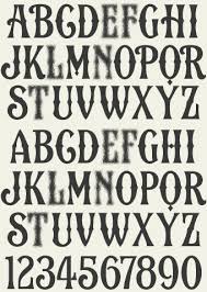 A Rustic And Easy To Read Vintage Western Style Created By Sign Artist John Studden Carefully Designed To Lettering Fonts Lettering Alphabet Fonts Alphabet
