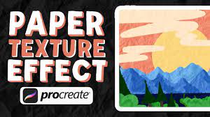 Easy Paper Texture Effect In Procreate Paper Texture Free Paper Texture Procreate Brushes Free