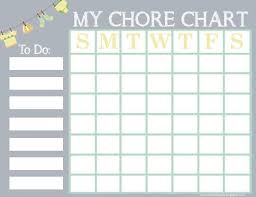 Free Printable Chore Chart For Kids Chore Chart Kids
